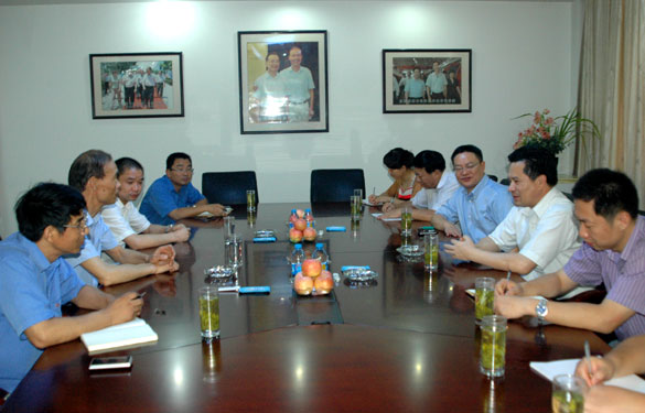 常州市质监局局长王坚刚一行来大宝娱乐调研