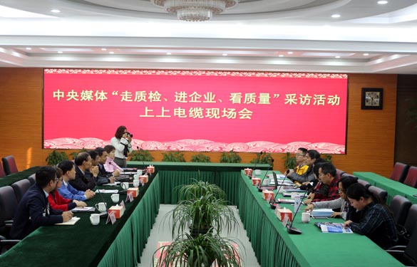 “走质检、进企业、看质量”中央媒体走进大宝娱乐电缆