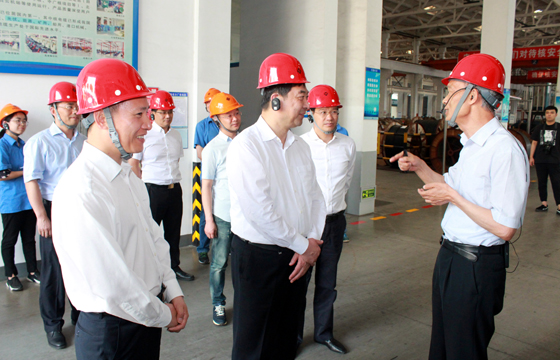 常州市委书记汪泉来大宝娱乐电缆调研