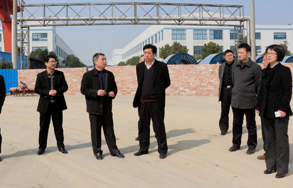 常州市委副秘书长王生大一行来大宝娱乐集团督查新开工项目