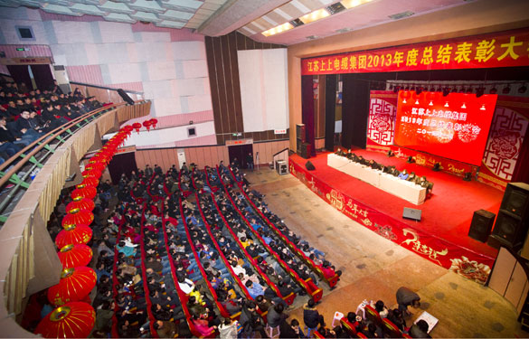 大宝娱乐盛大召开2013年度总结表扬大会