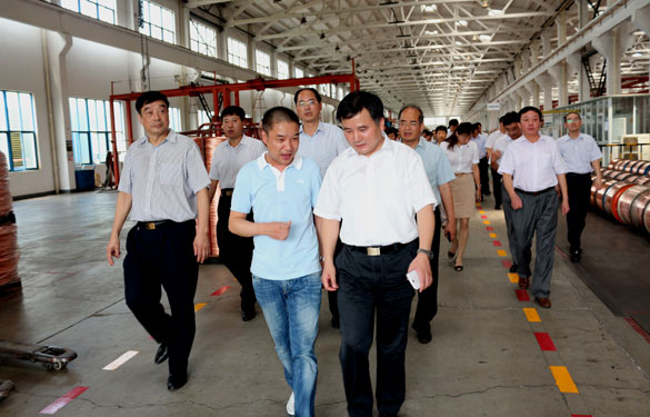 金坛市党政代表团一行来大宝娱乐集团旅行考察