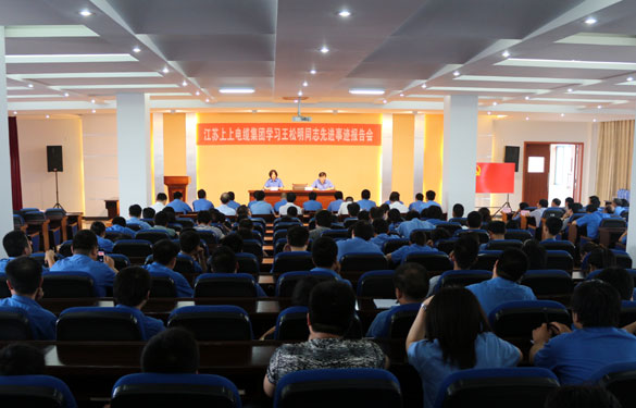 大宝娱乐集团召开党员大会暨学习王松明同志先进事迹报告会