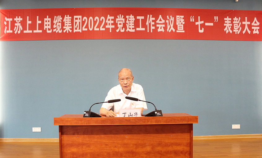 大宝娱乐电缆召开党建事情聚会暨“七一”表扬大会